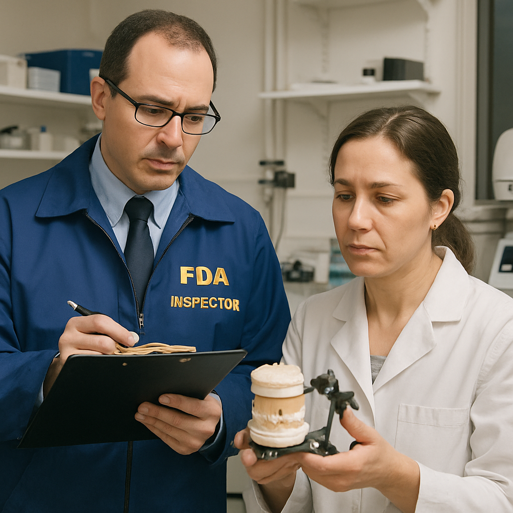FDA inspection of dental lab