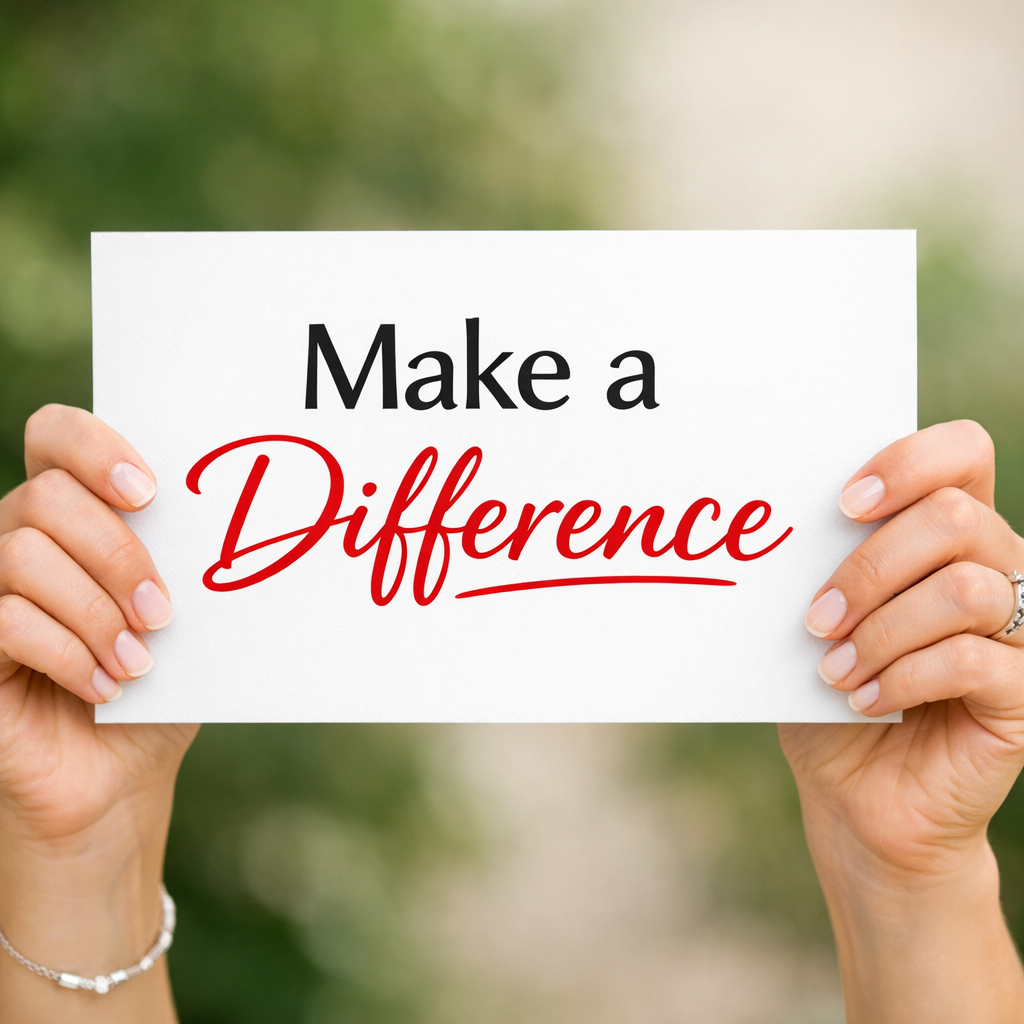 Make a difference volunteer