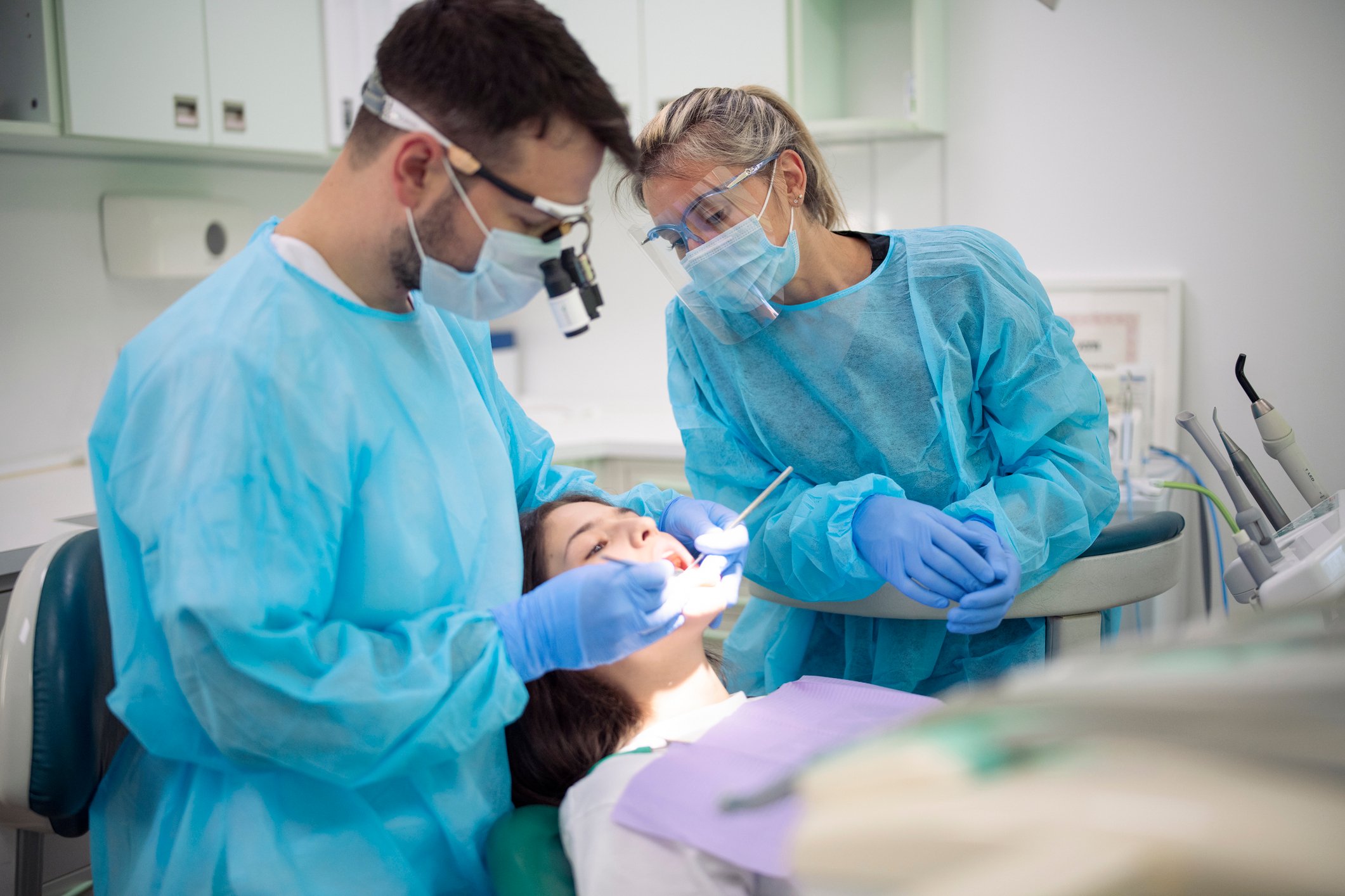 Dental patient oral health infection control
